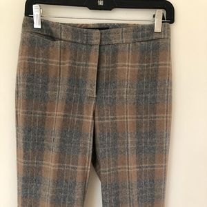 Plaid wool pants French Connection size 0